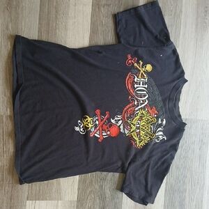 Black Graphic Kids Tee